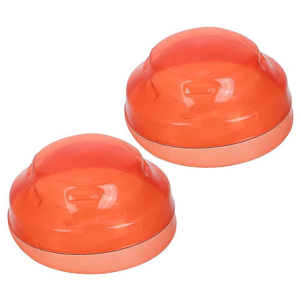 Detector Cover Protective Cap for Prevention 8Pcs Red ABS