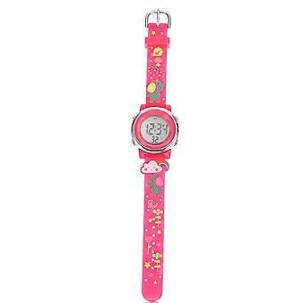 Kids Tracker Watch Multi Color 21X3.5Cm Waterproof Alarm Time Display 1Pack