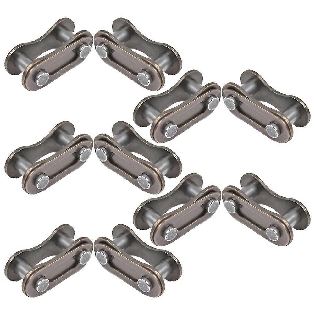 Single Chain Missing Link 10Pcs Silver Bike Chain Accessory Replacement