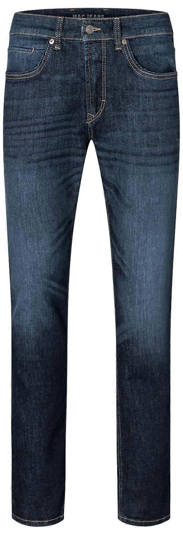 MAC Jeans Arne Pipe Drivers Jeans - Dark Blue Authentic Used
