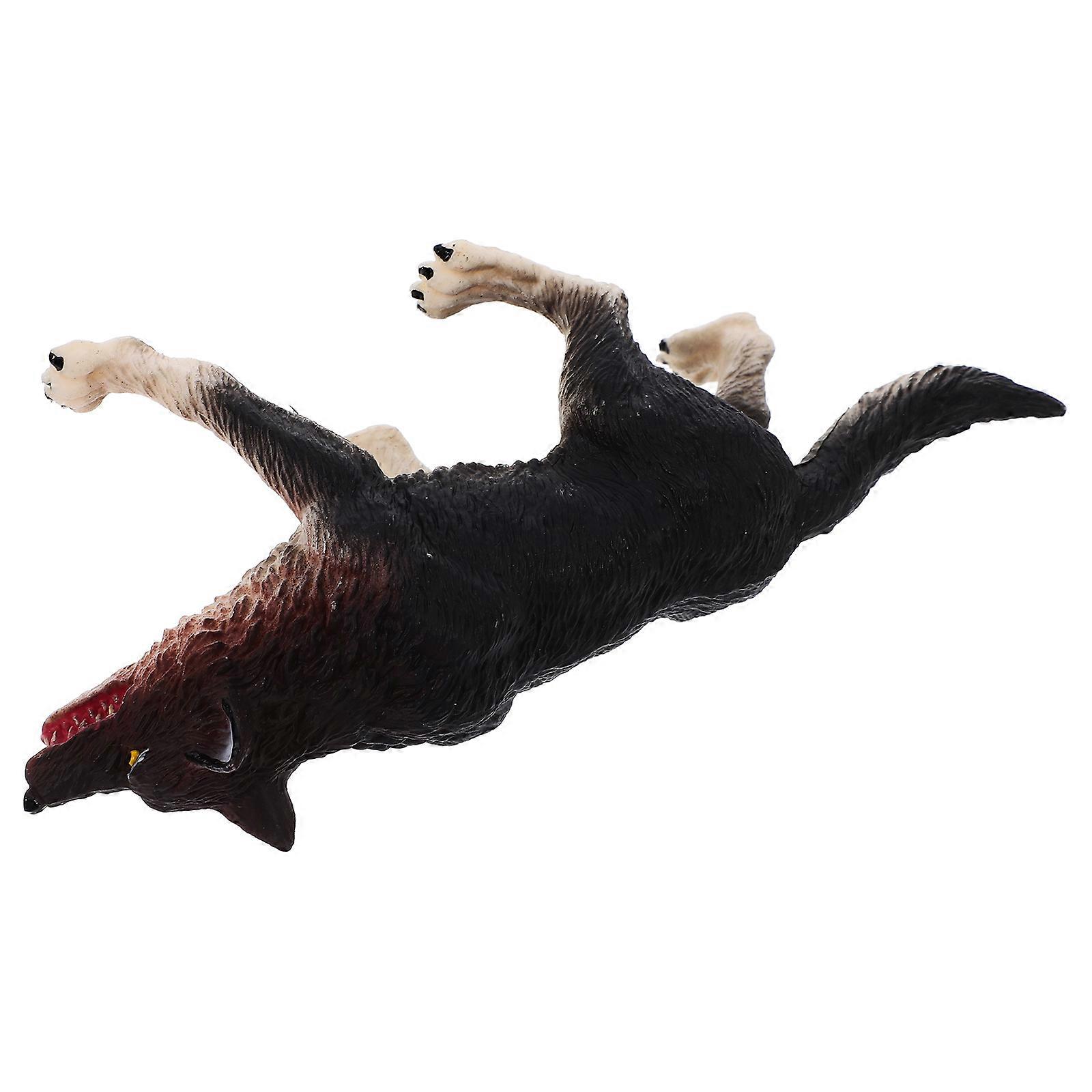 Realistic Simulation Wolf Model for Decoration with ABS Material