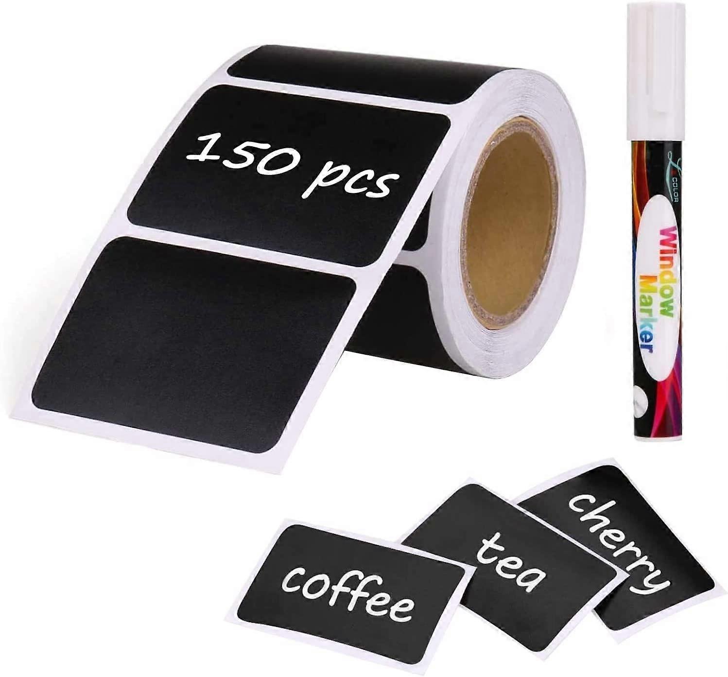 300pcs Reusable Self-Adhesive Label Kit for Kitchen Organization with