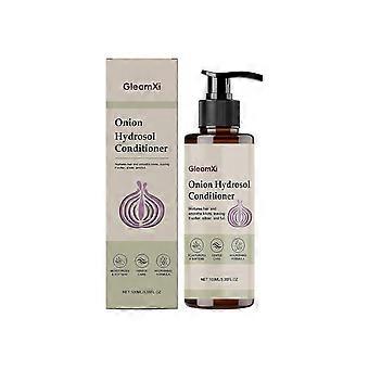 Shampoing à l'hydrolat d'oignon : un soin capillaire naturel qui fortifie et épaissit les cheveux, réduit la chute des cheveux et favorise la santé du cuir chevelu.
