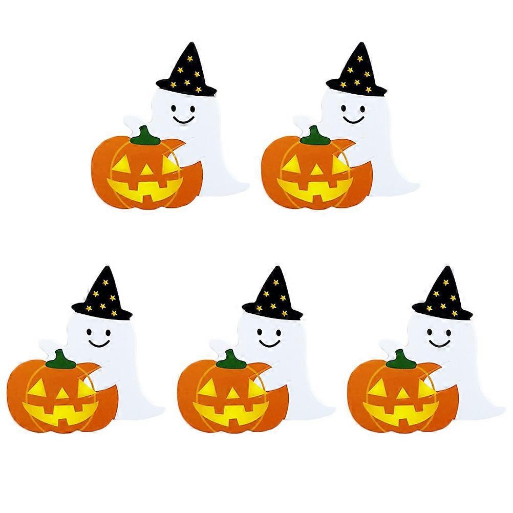 Packaging Decoration Card Pumpkin Ghost Pattern for Halloween 50Pcs Pack