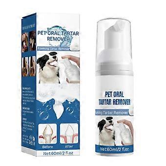 Spray détartreur buccal pour animaux – 60 ml, mousse sans brosse – pour chiens et chats, mauvaise haleine