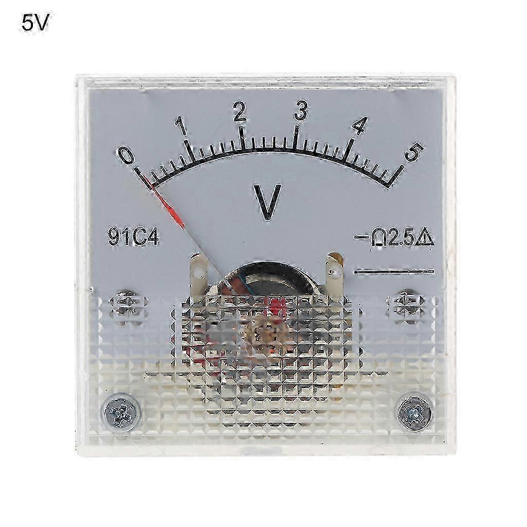Analog Voltmeter DC Rectangle Analog Volt Panel Meter Gauge 10 Styles Volt Test