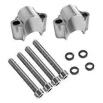 Riser in alluminio cnc universale per manubrio moto 7/8 1-1/8 pollici 22/28mm 1 paio barre morsetto manubrio riser