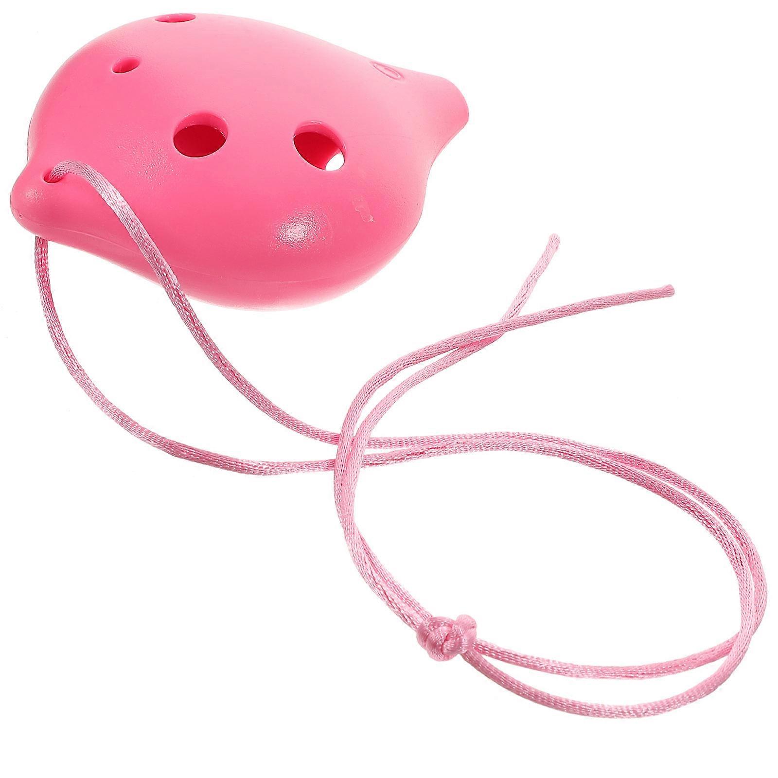 Plastic Ocarina Wind Instrument for Beginner Practice 6-Hole