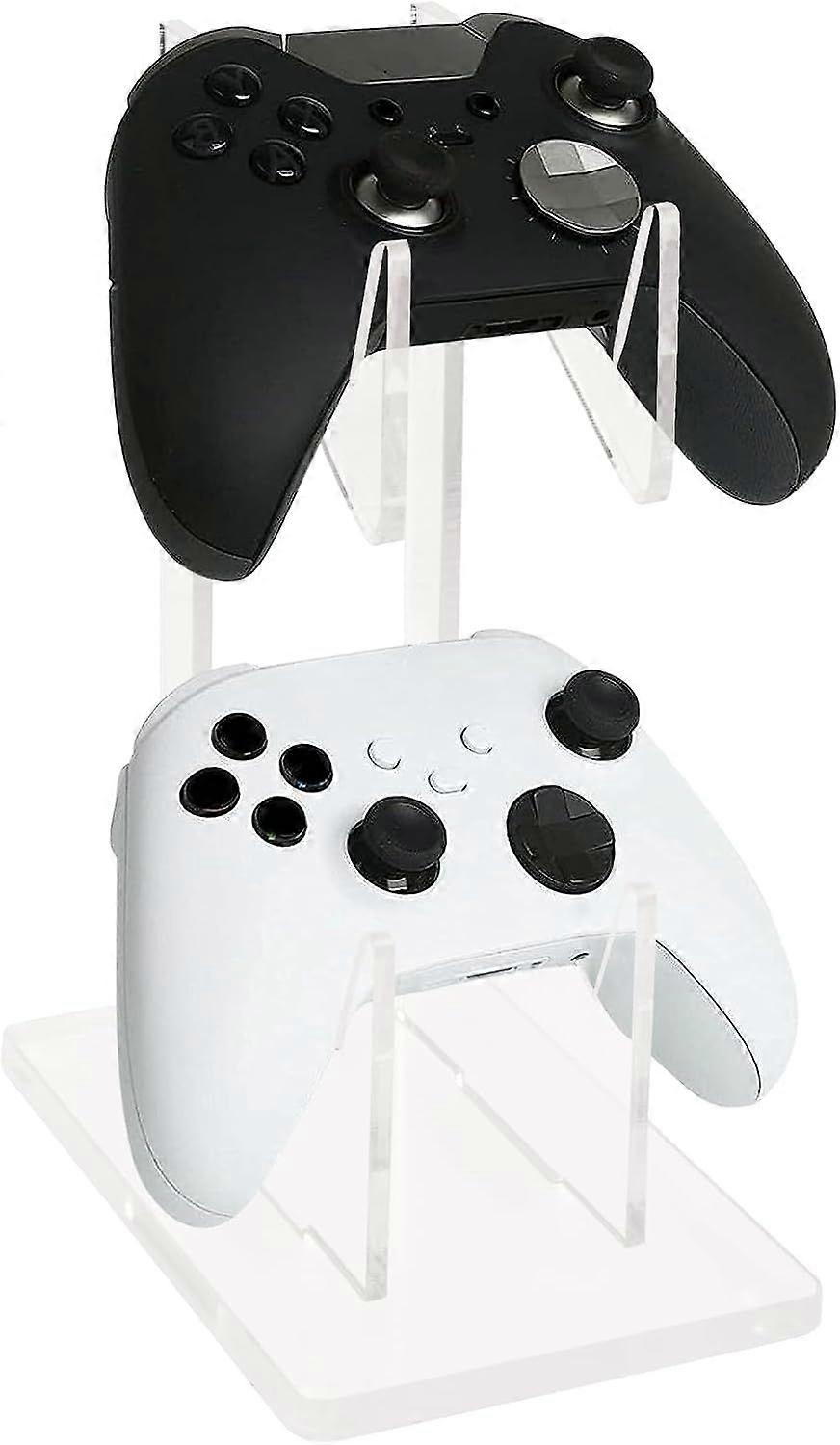 Clear Acrylic Game Controller Stand, Double-layer Game Controller Stand, Universal Dual Gamepad Controller Stand Accessory