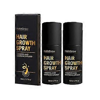 3 stuks 50 ml HaloGrow Haargroeispray Vermindert Haaruitval Biotine Haarverdikkend Milde Hergroeimist Voor Vrouwen & Mannen Bxzm