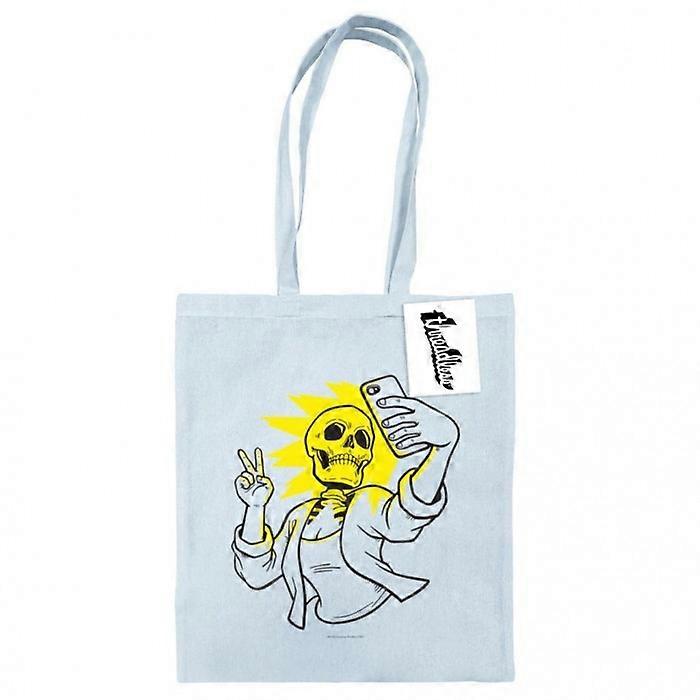 Benjimoji Skeletal Selfie Tote Bag