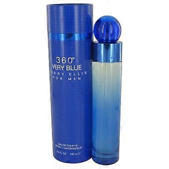Eau de Toilette - PERRY ELLIS - Perry Ellis 360 Very Blue - 100 ml - Spray for Men - Fresh Fragrance