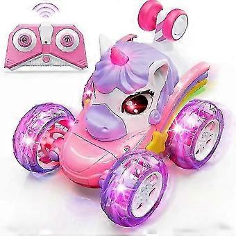 Cute Cartoon Light emitting Unicorn RC Car Remote Control Electric Toy a Creative Fun Girl Gift