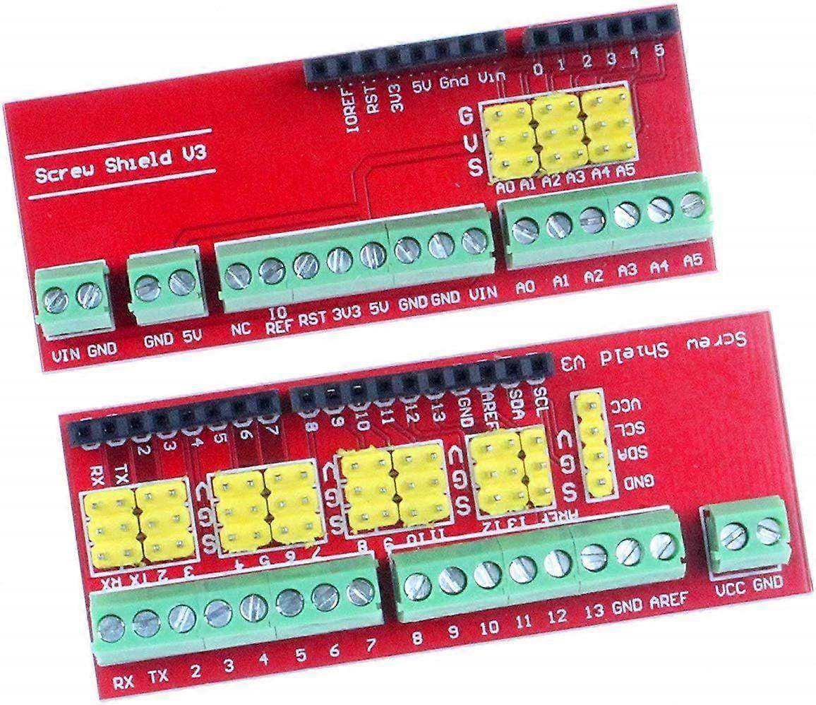 Red, terminal expansion panel, interactive, media, uno R3 compatible, module * 2018 + * 3c digital