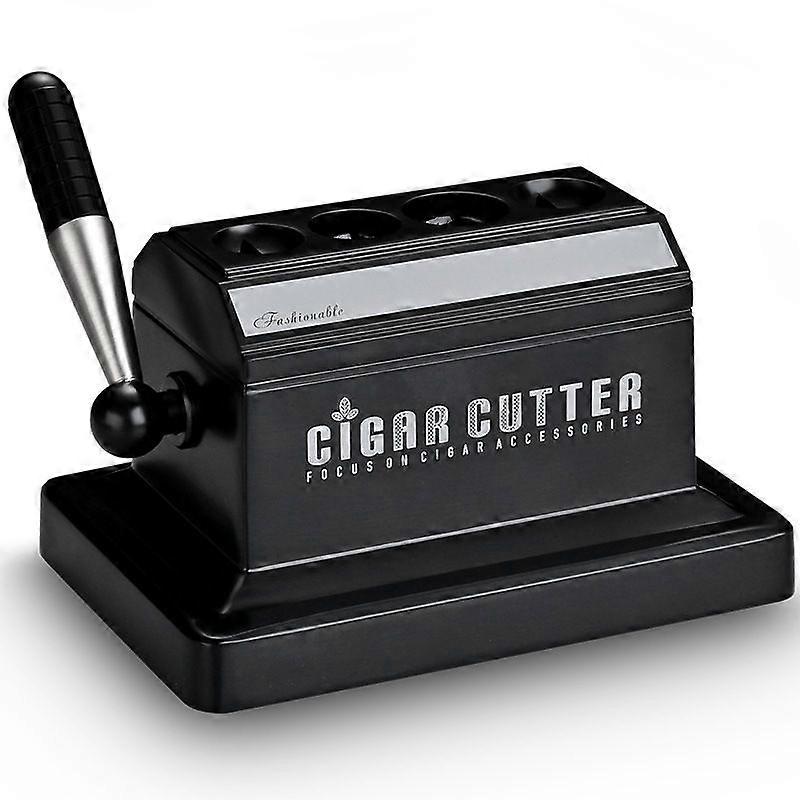 Cigar cutter with sharp blade, small hole, V-hole