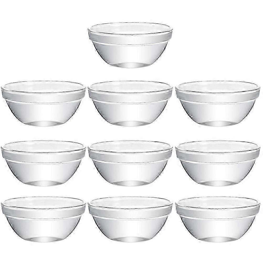 Clear Serving Bowl Stackable For Home Users 10Pcs