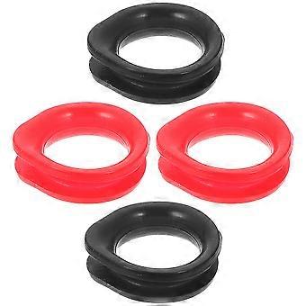 Scissors Silicone Finger Rings for Shearing with 4Pcs Accessories in Assorted Color