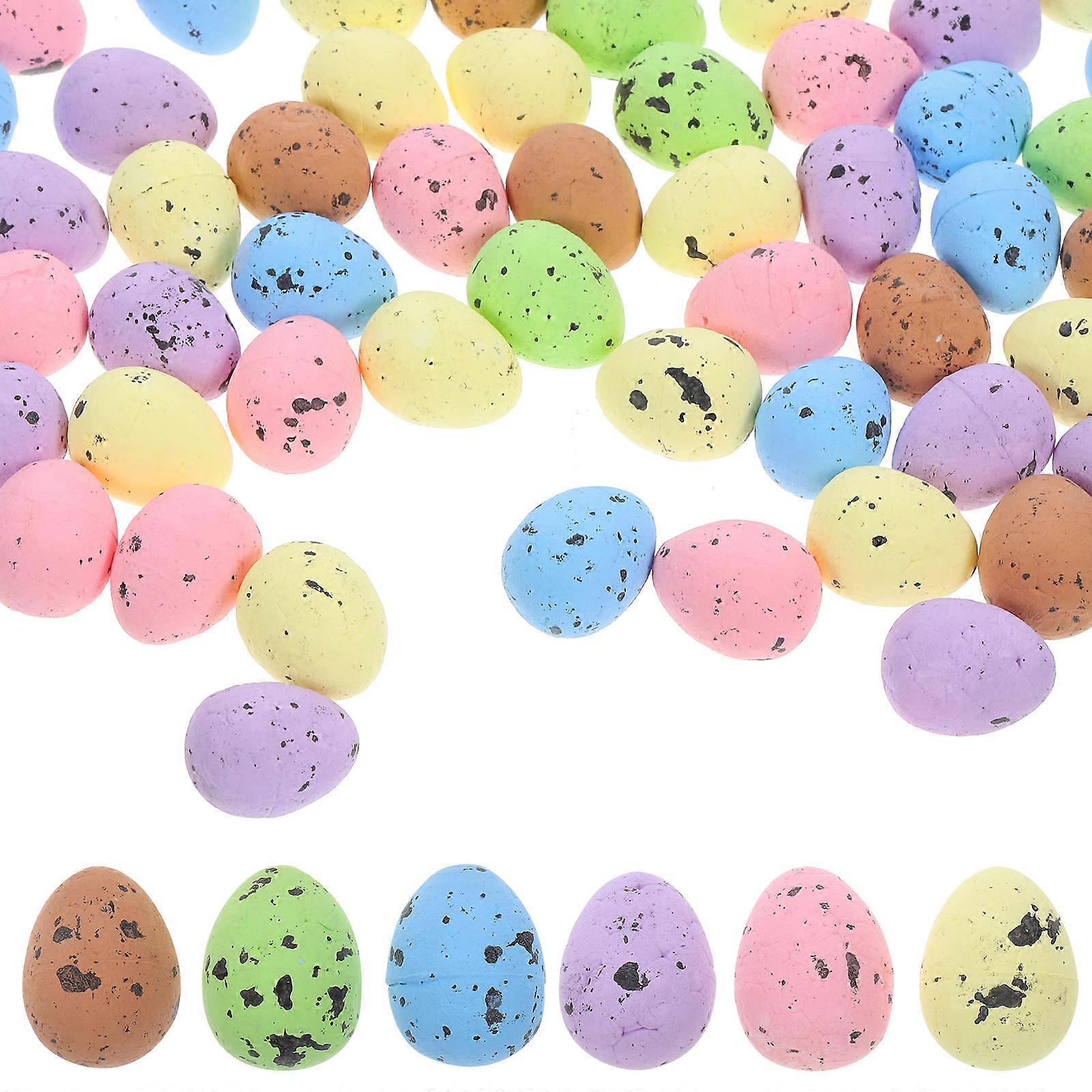 100pcs Funny Easter DIY Eggs Eggs Easter Simulation Eggs Kids DIY Eggs