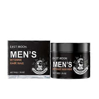 Moisturizing Hair Styling Wax with Shea Butter & Coconut Oil - Easy to Use, Fluffy Finish, Quick Clean-Up, Strong Hold for All Hair Types - 50g