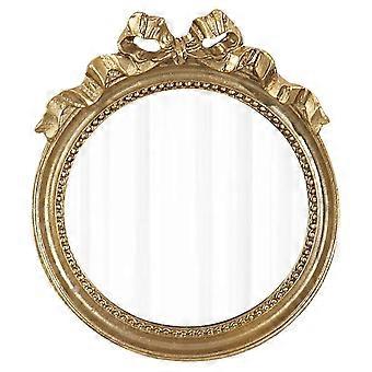 European Small Circular Mirror Resin Vintage Cosmetic Mirror compatible with Student Dormitory Makeup Mirror-Good