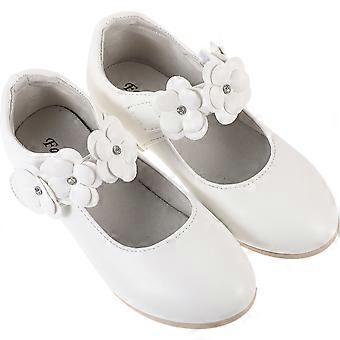 1 Pair Children Sole Shoes Fashion Flower Shoes Kids Adorable Shoes Shoes (White, Size 32, EU31, US13, UK12.5)