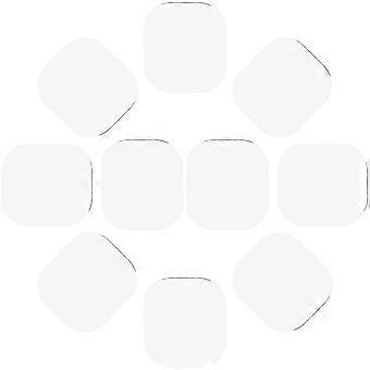 10pcs Kleine Spiegel Blätter Makeup Spiegel Craft Spiegel DIY Make-up Glas Spiegel Zubehör