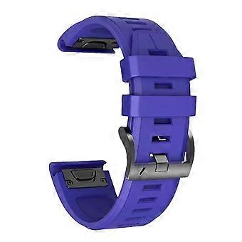 20mm Sapphire Quick Release Silicone Strap Easyfit Replacement Wristband for Garmin Fenix Watch