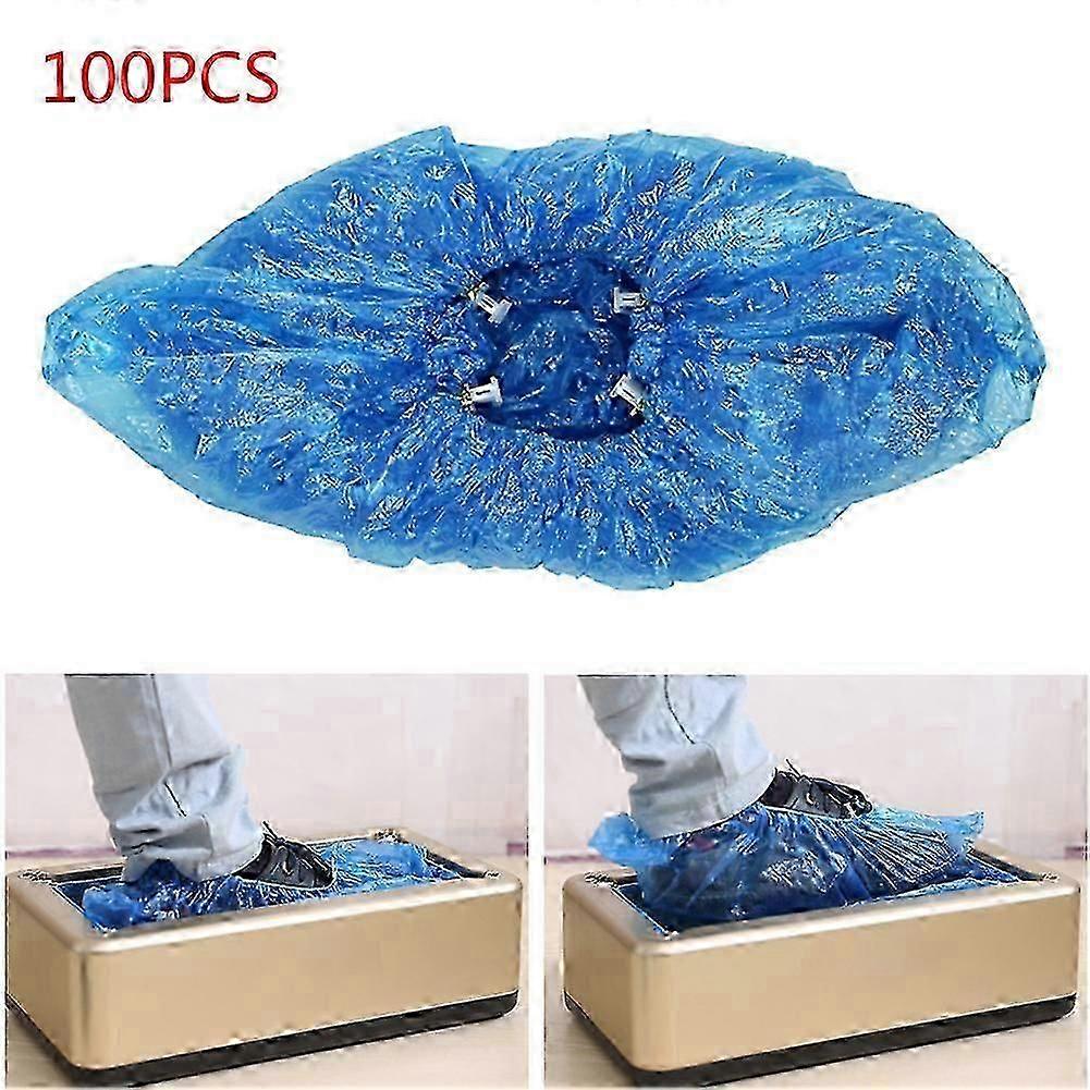 100pcs T Type Disposable Shoe Covers for Automatic Dispenser