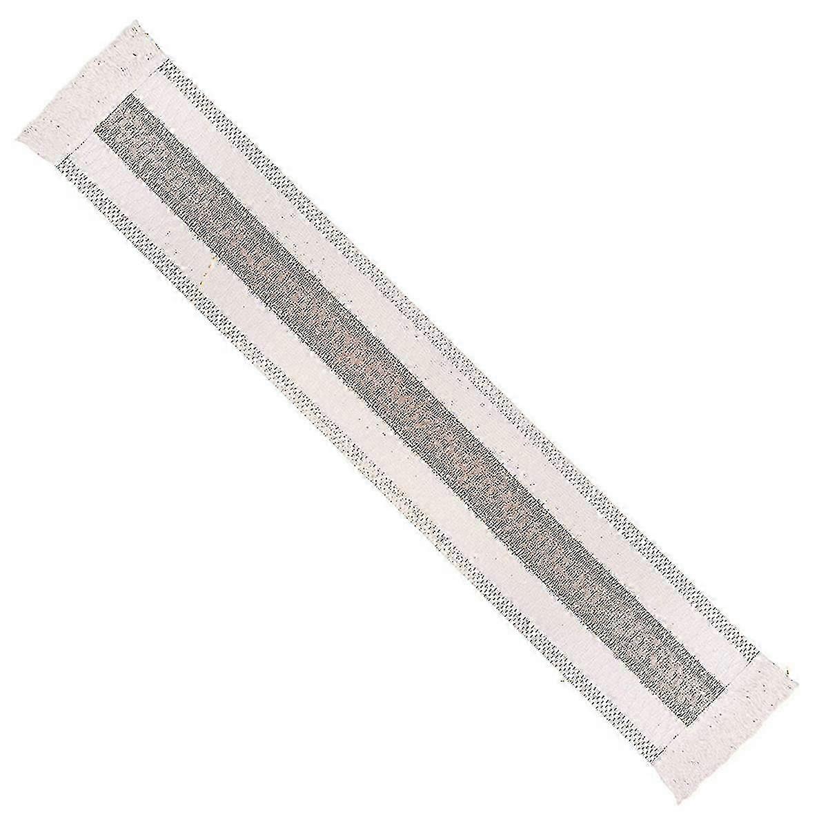 Macrame Table Runners Natural Burlap Table Runner, Splicing Cotton