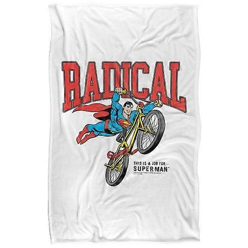 Superman Radical Biker Soft Touch Blanket