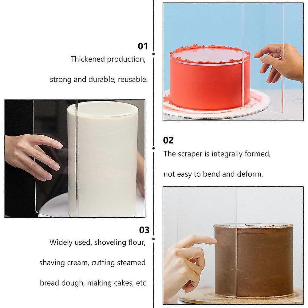 Baking Cake Transparent Acrylic Tool for Baking 1Pcs