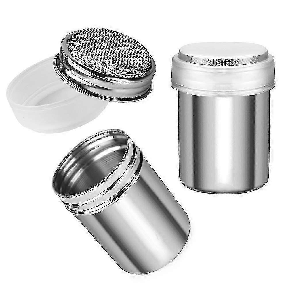 2er-Pack Edelstahl-Streuer mit Deckel