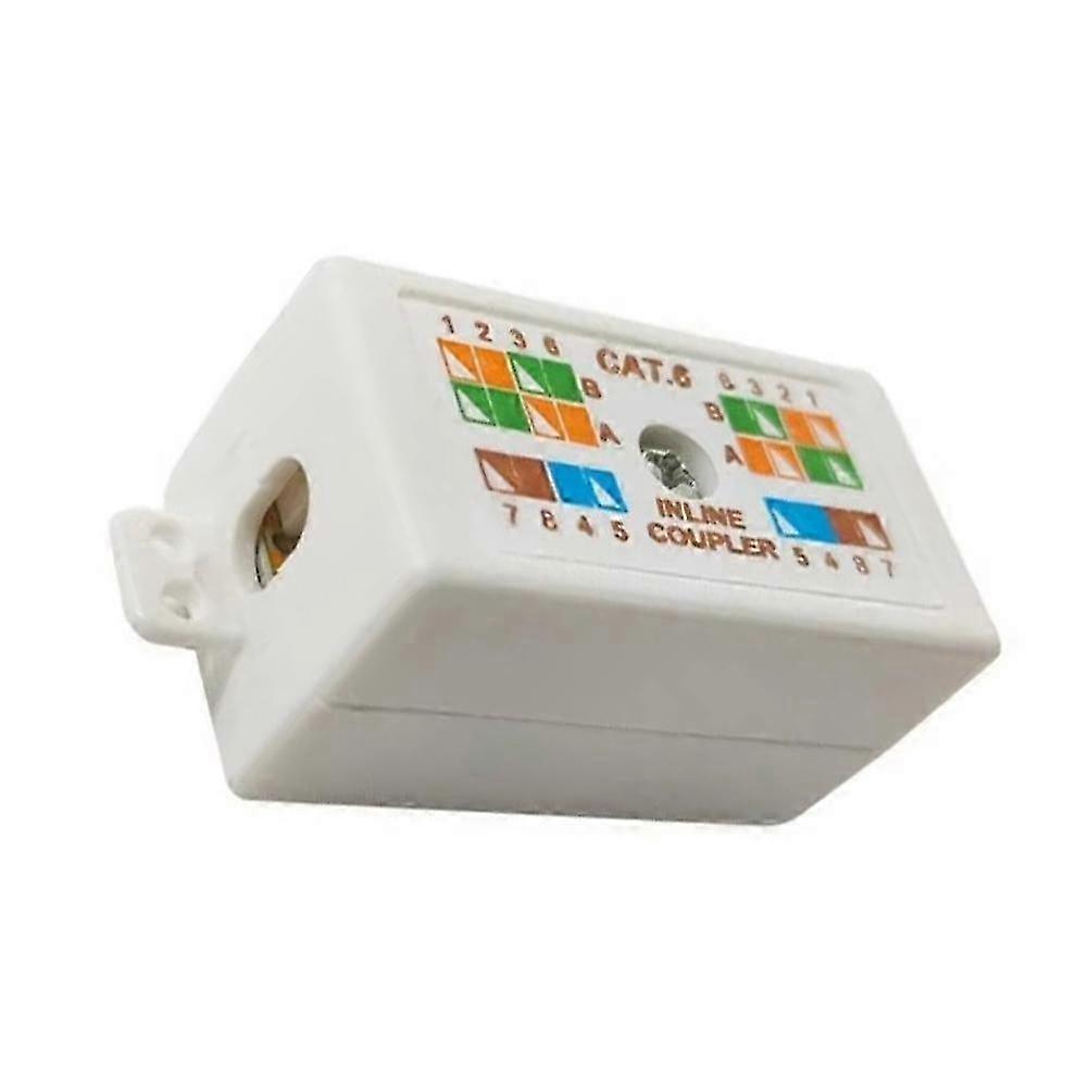 RJ45 Cat6 Junction Box compatible with Ethernet Networking Cable Connection Accessories