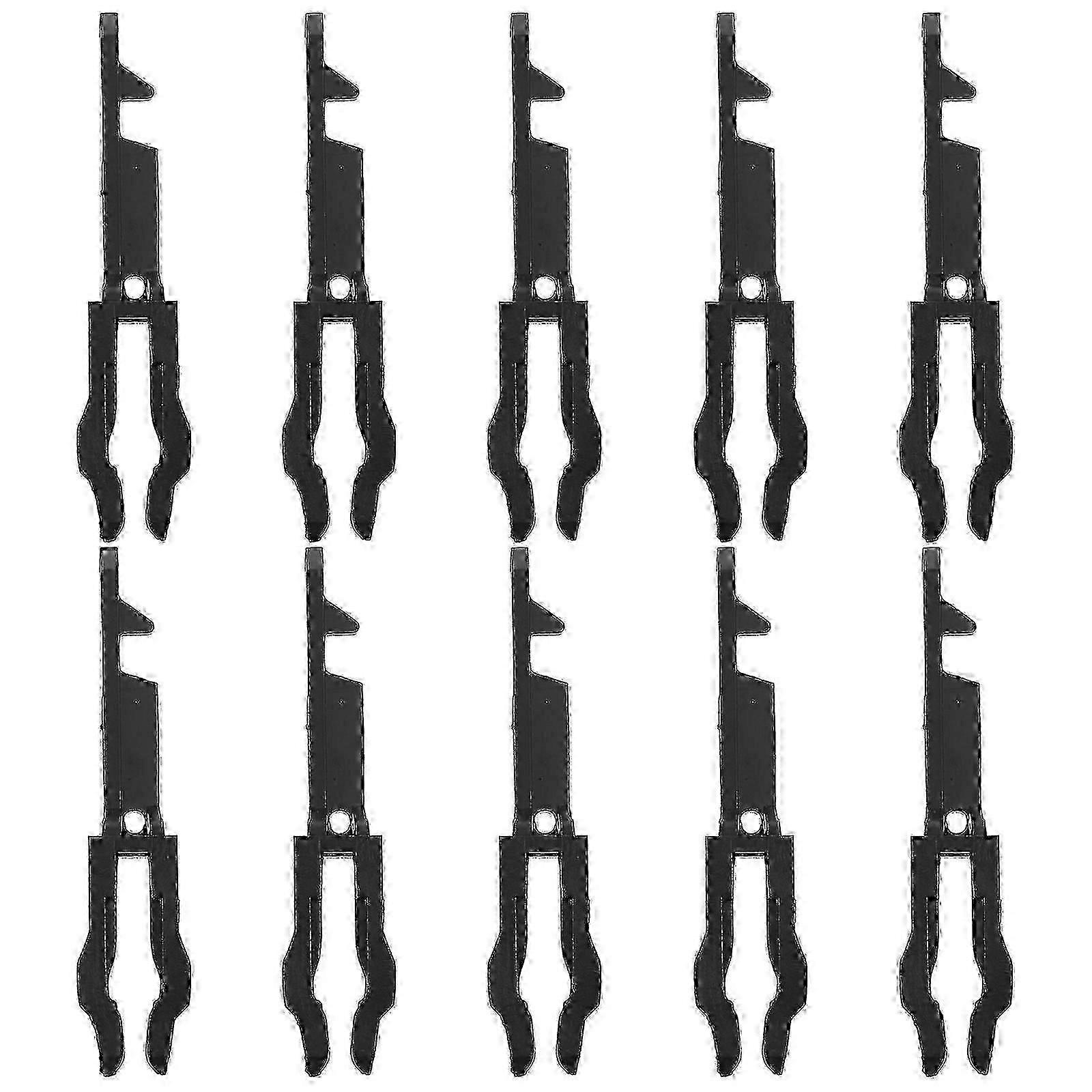Emergency Break Glass Key Switch 10Pcs for Fire Rescue Safety, Panic Button Accessory with Reset Function & Durable Plastic Construction
