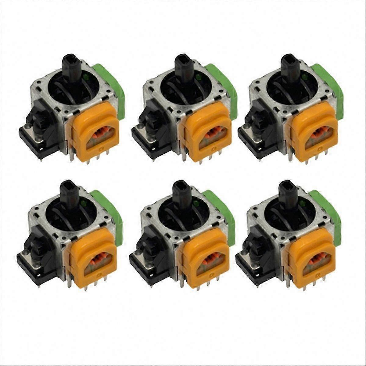 High-Precision Adjustable 6PCS Hall Electromagnetic Joystick Replacement Parts