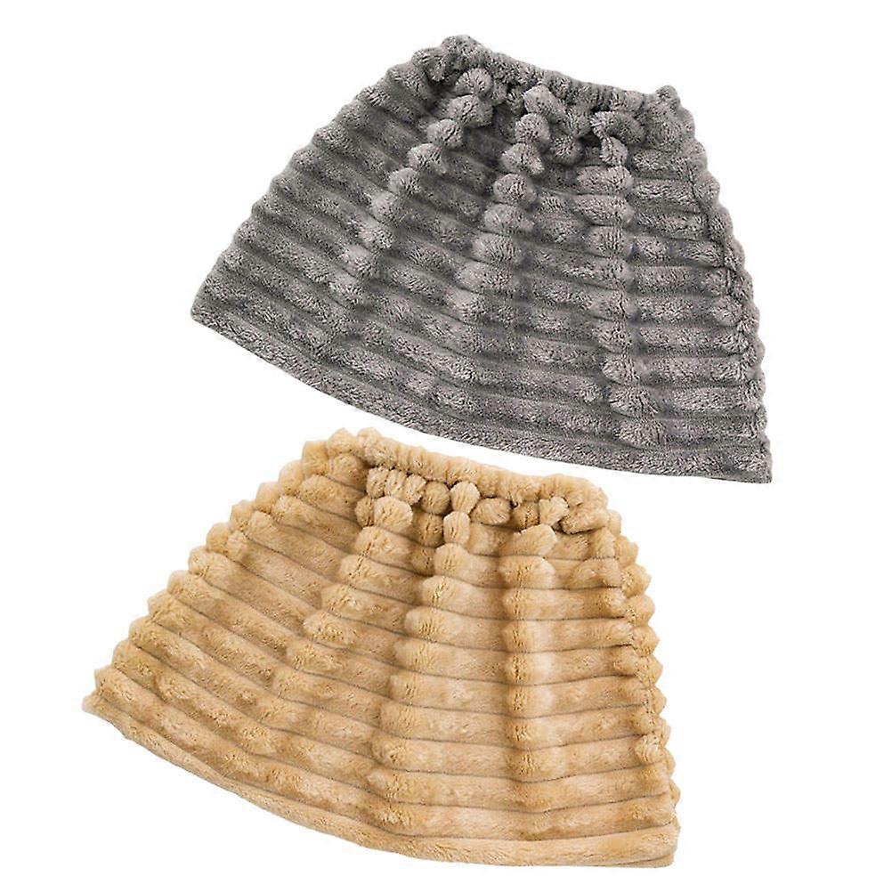 Broom Cloth Flannel Cover for Cleaning Tool 2Pcs Multi-Functional Use