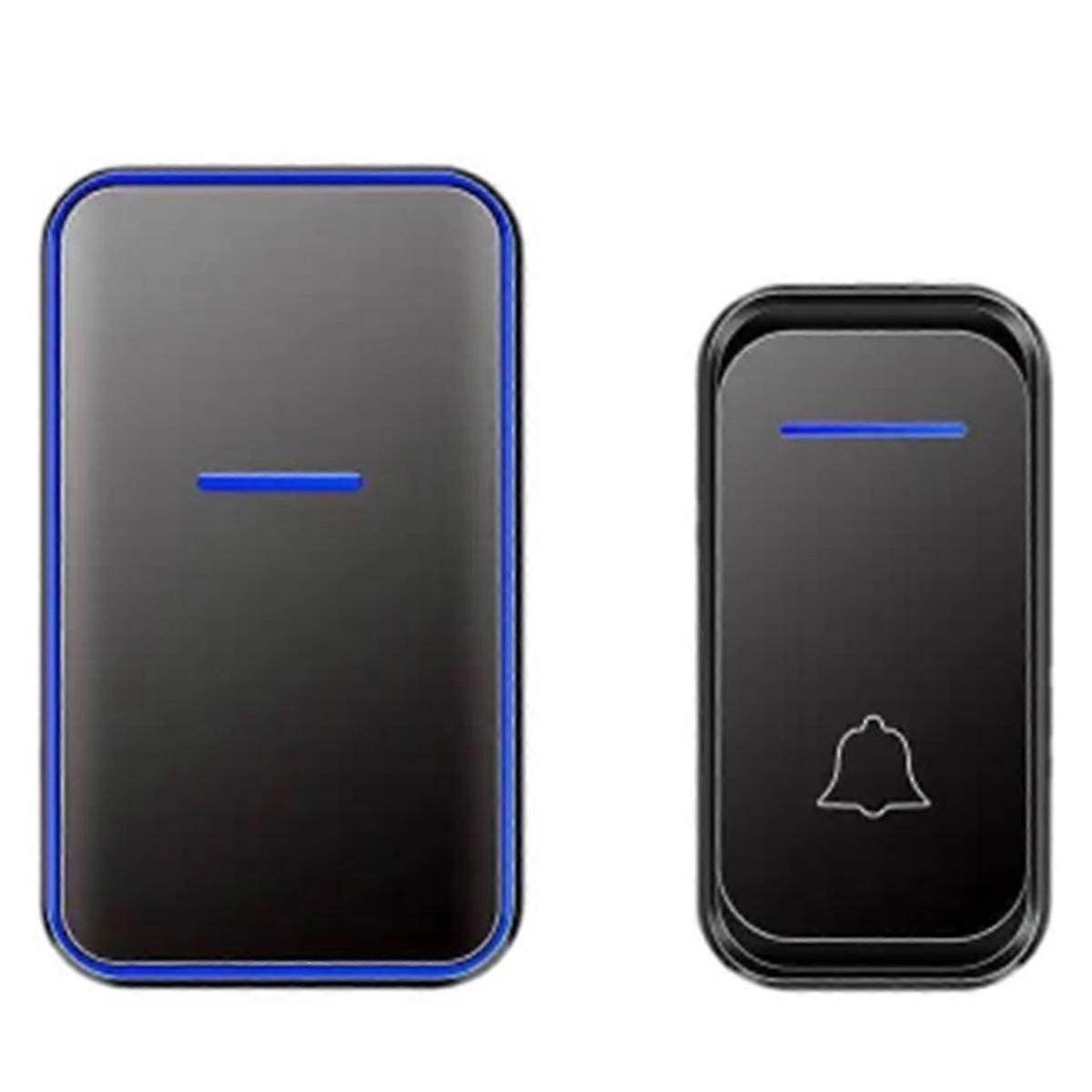 Waterproof Wireless Doorbell Button Receiver Remote US Plug