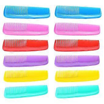Hair Comb Mini Plastic Hairdressing Comb for Travel 24Pcs Mixed Color