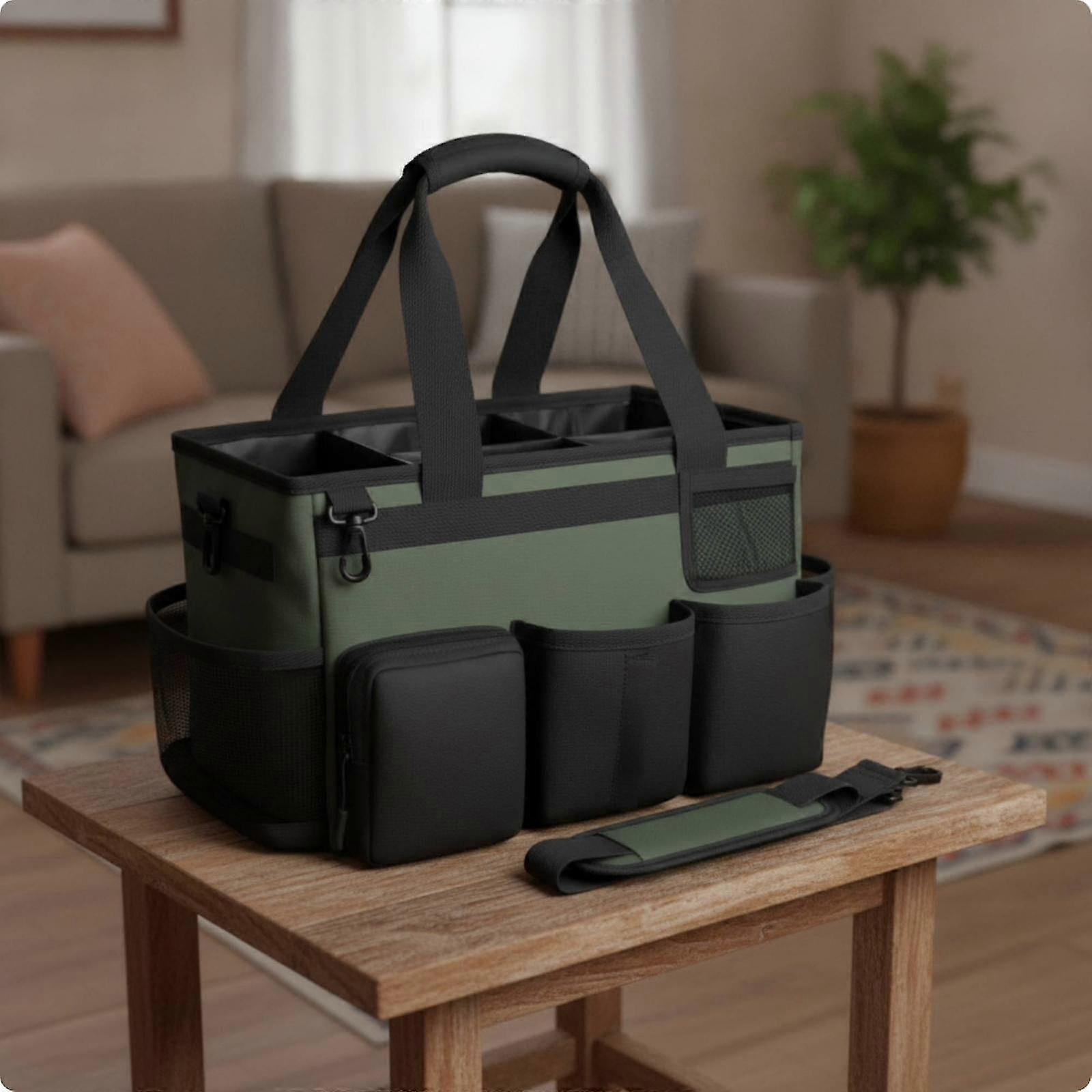 Shoulder-Strap Cleaning Supply Organizer