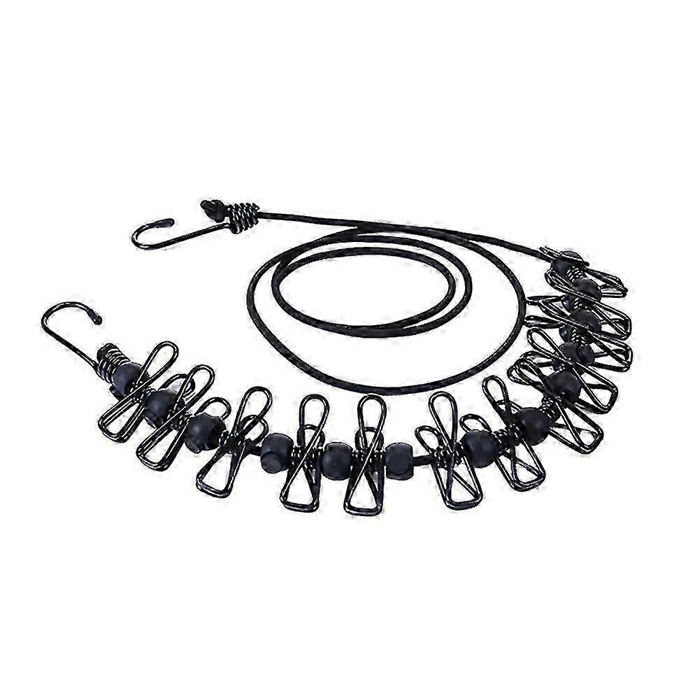 Compact Retractable Clothesline With 12 Clips