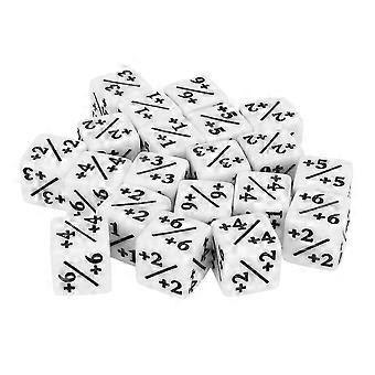 20pcs Dice Set Puzzle Fun 6 Sided Number Acrylic Dice compatible with Gaming Preschool Education