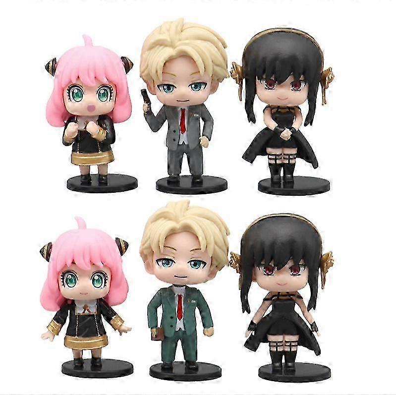 6pc Spy X Family Chibi Figures
