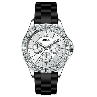 Lorus Watches Quartz Analog Woman Watch with RYR53AX9 Rubber Bracelet