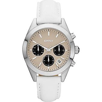 DKNY Nolita Quartz analoge vrouw horloge met Cowskin armband NY8767