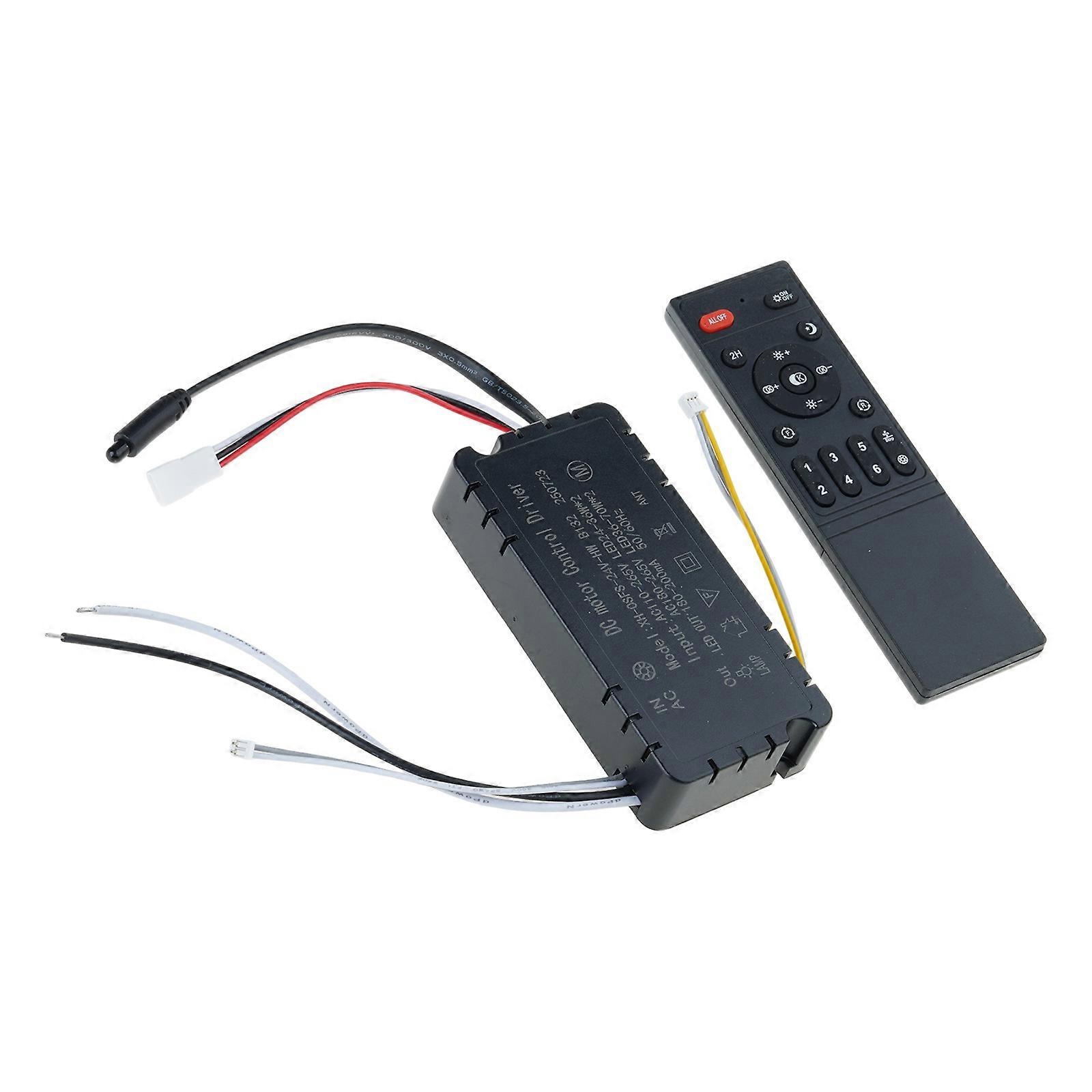 Multiple Function Fan Light Remote Manager Ir Technology 6 Modifiable Pace Reinitialize Feature For Home Ventilation Systems Multicolor