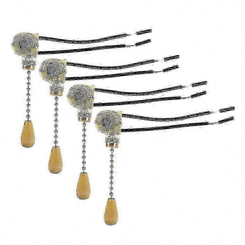 4 Pcs Universal Pull Switch Retro Design