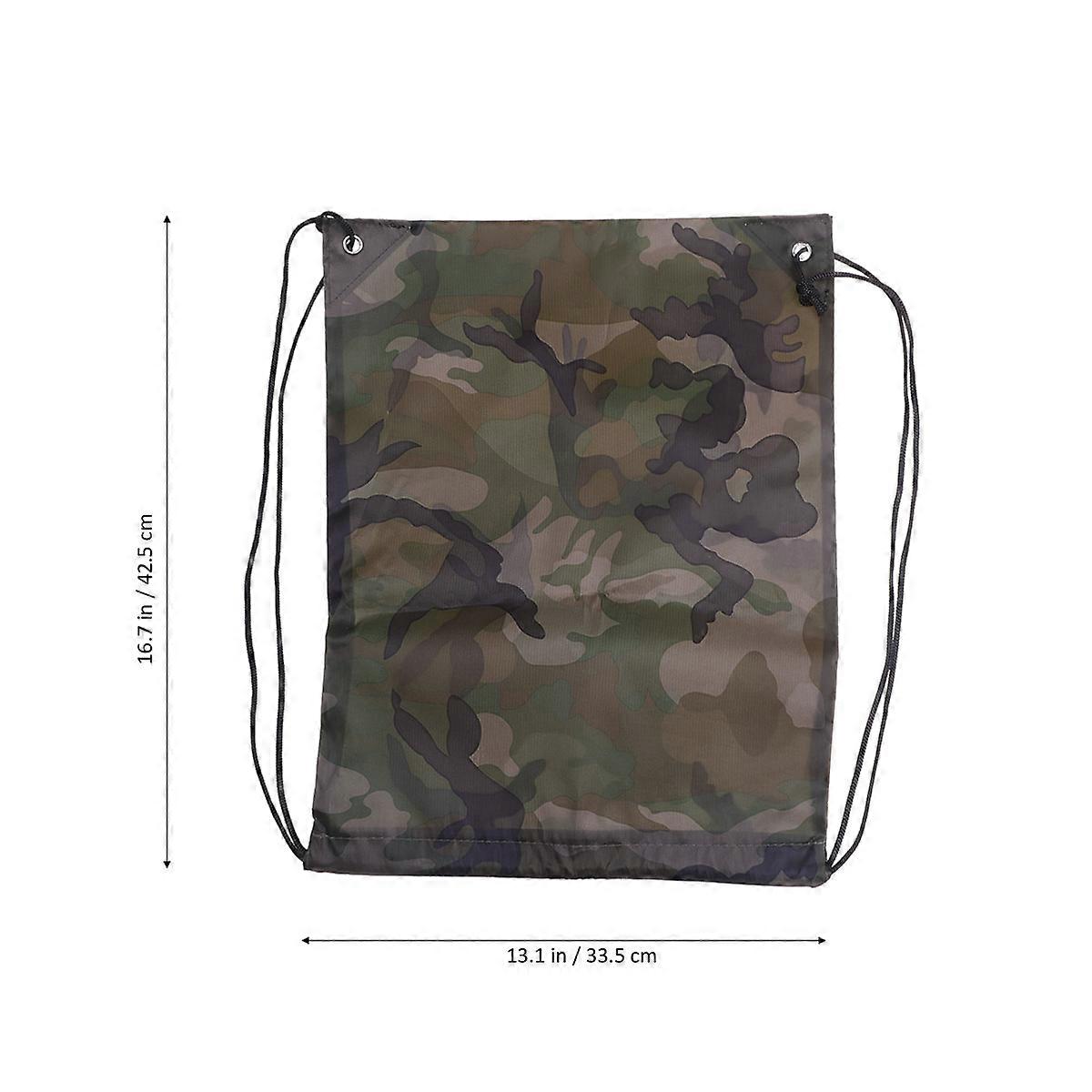 Multipurpose Drawstring Backpack Nylon Bag for Storage 10Pcs Lightweight
