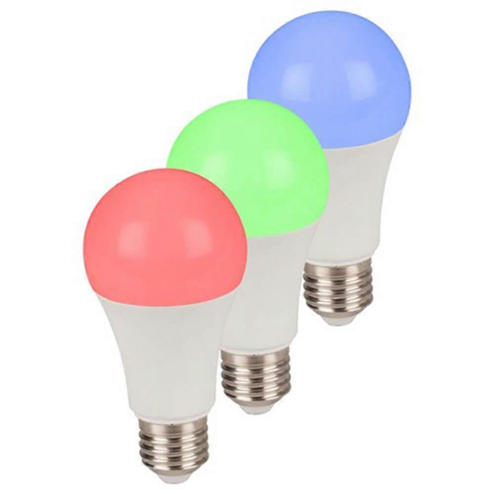 3-pack Powertech E27 fitting slimme wifi LED-lamp 800lm instelbare kleurtemperatuur