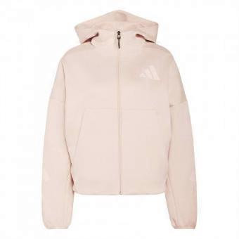 Moletom com capuz Adidas Z.N.E. feminino/feminino com zíper completo