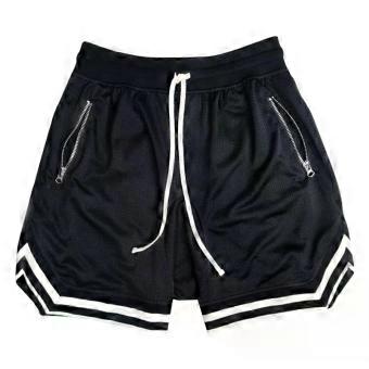 Men/s Mesh Sports Track Shorts Mesh Quick Dry Loose Muscle Training Shorts for Summer Fitness Joggers Casual Breathable Short